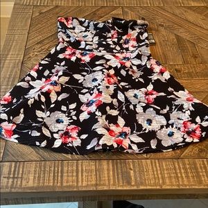 Strapless cocktail dress